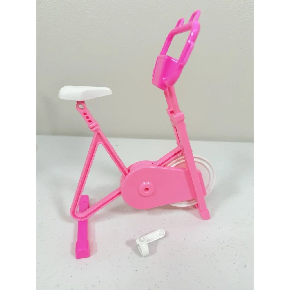 Vintage Barbie Doll Lot Great Shape Outfit Bike Weights Bag Accessories READ